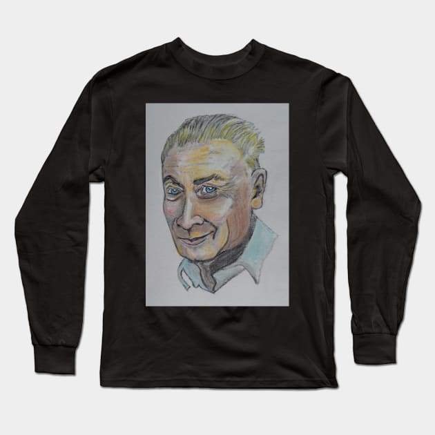 Stanley Baxter Long Sleeve T-Shirt by MagsWilliamson